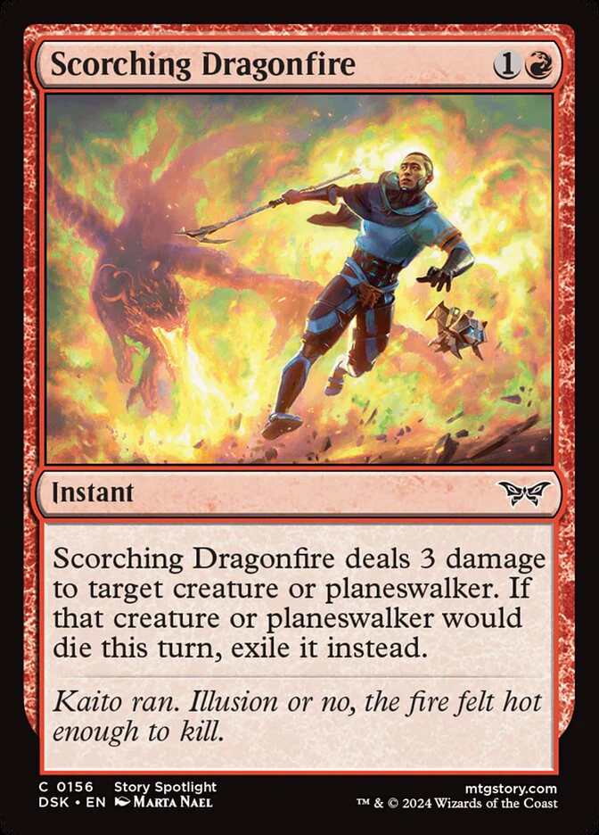 Scorching Dragonfire - Duskmourn: House of Horror (DSK)