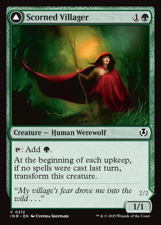 Scorned Villager // Moonscarred Werewolf - [Foil] Innistrad Remastered (INR)