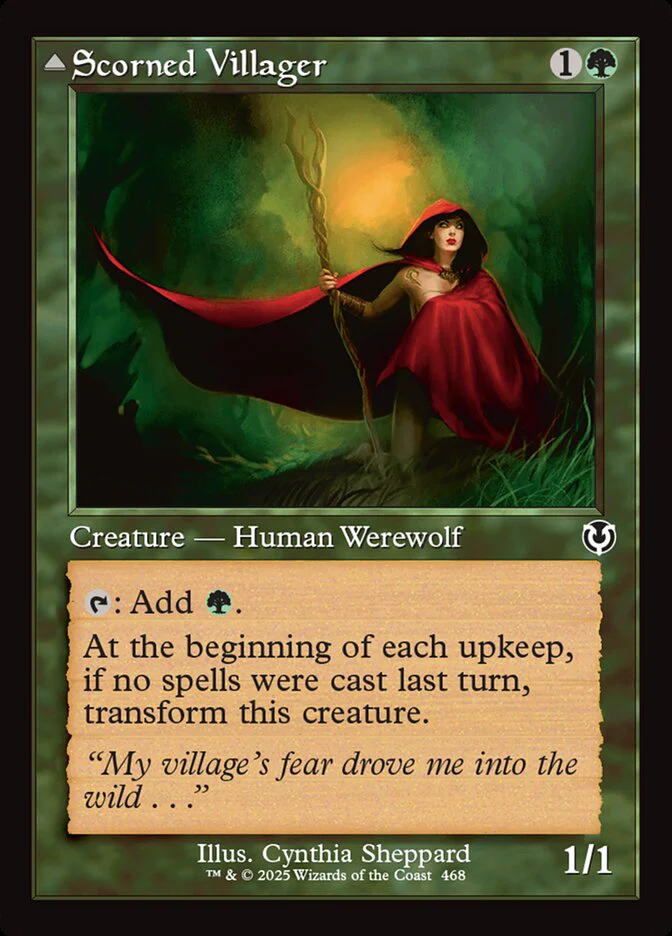 Scorned Villager // Moonscarred Werewolf - [Retro Frame] Innistrad Remastered (INR)