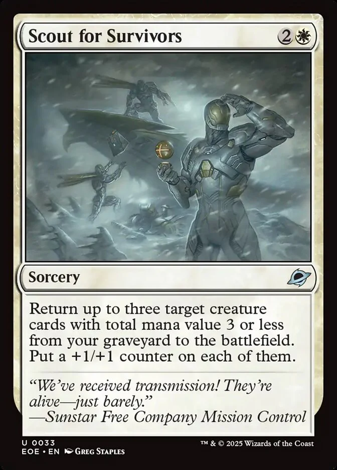 Scout for Survivors (33) - [Foil] Edge of Eternities (EOE)