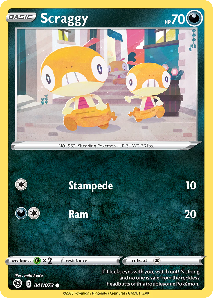 Scraggy (41/73) - Champion's Path (CPA)