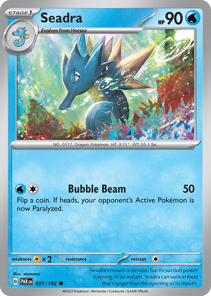 Seadra (31/182) - [Reverse Holo] Paradox Rift (PAR)