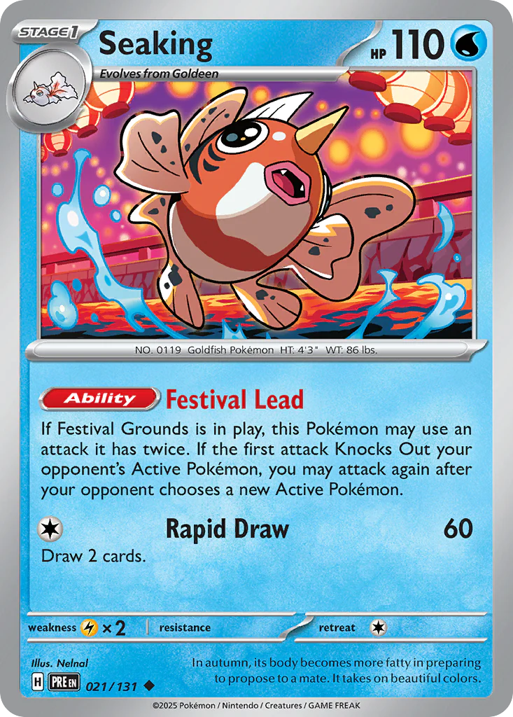 Seaking (21/131) - Prismatic Evolutions (PRE)