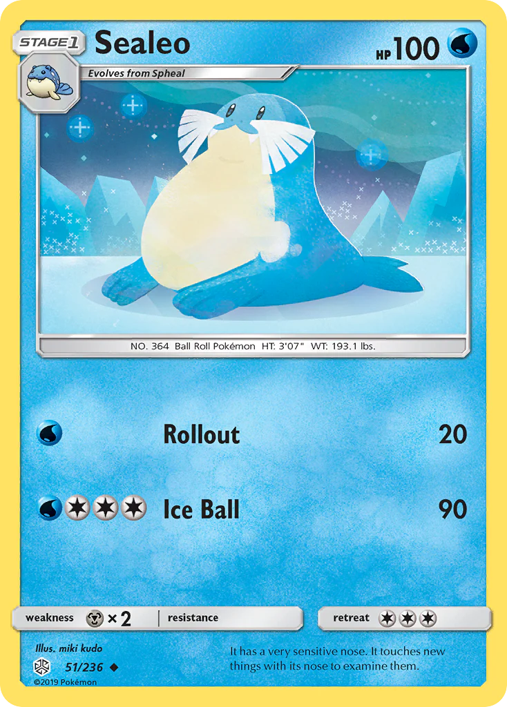 Sealeo (51/236) - [Reverse Holo] Cosmic Eclipse (CEC)