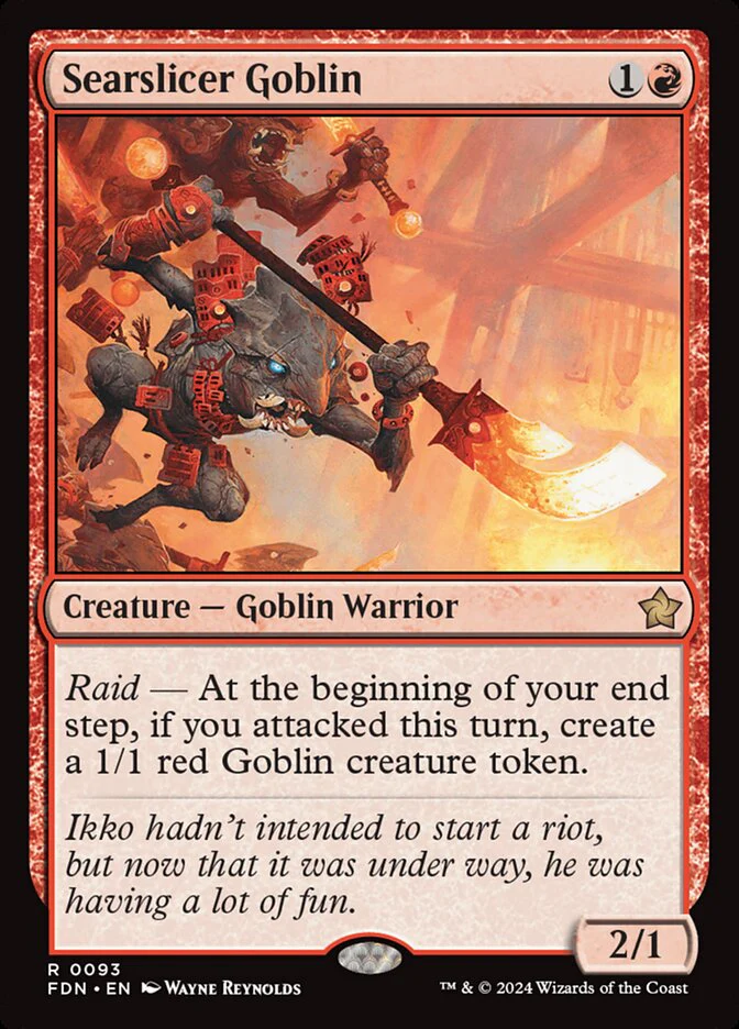 Searslicer Goblin - Foundations (FDN)