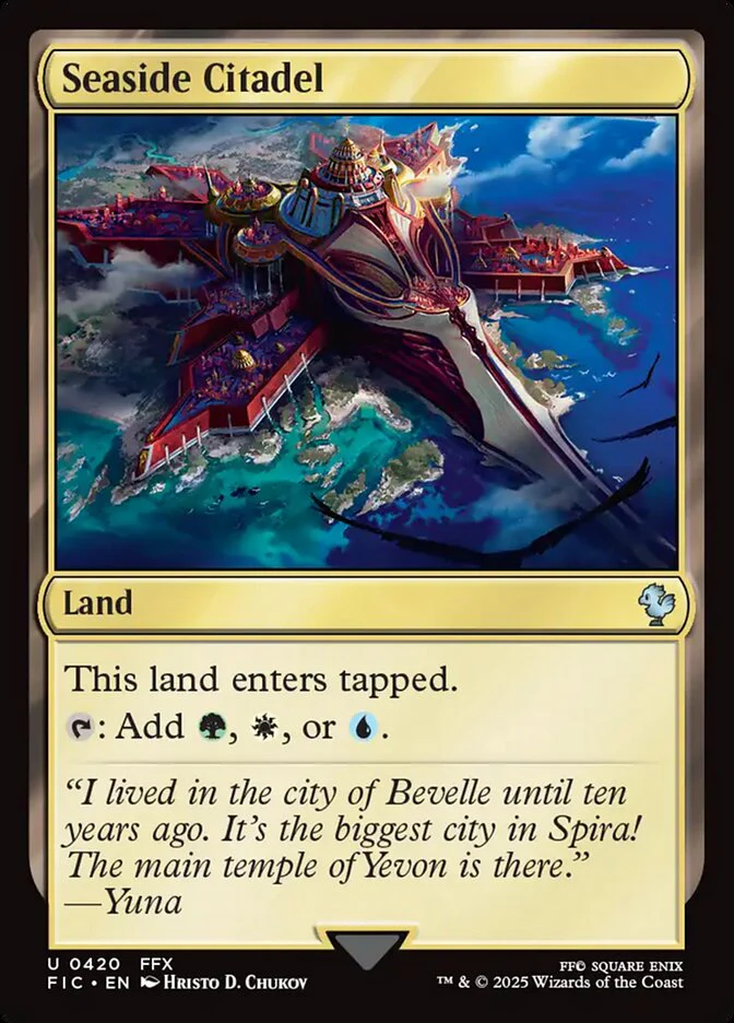Seaside Citadel (420) - [Surge Foil] Final Fantasy Commander (FIC)