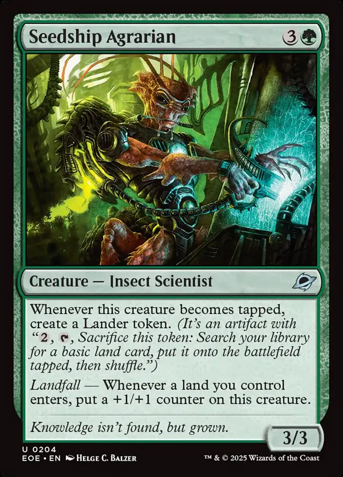 Seedship Agrarian (204) - [Foil] Edge of Eternities (EOE)