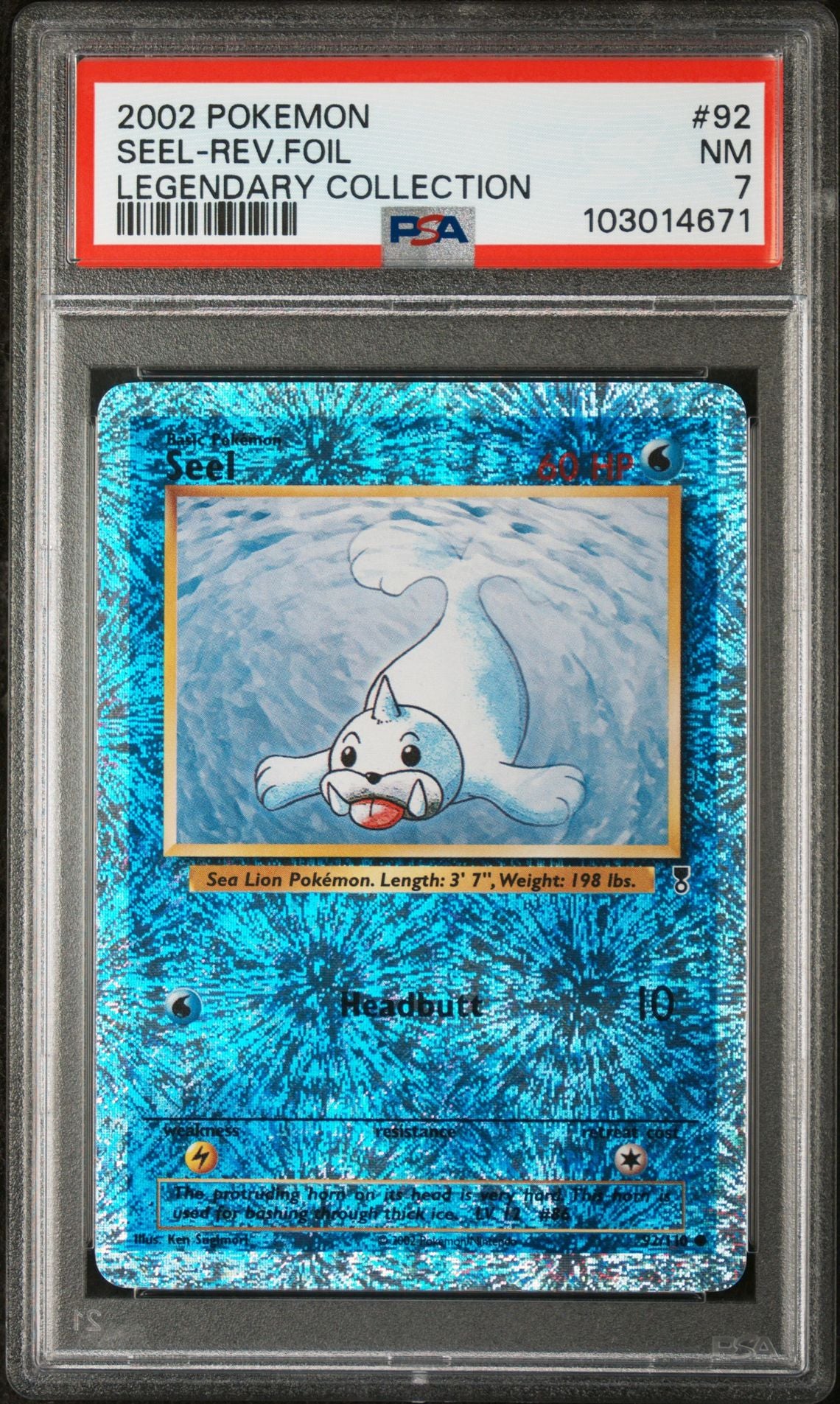 Seel #92 - [Reverse Holo, Graded PSA 7] Legendary Collection