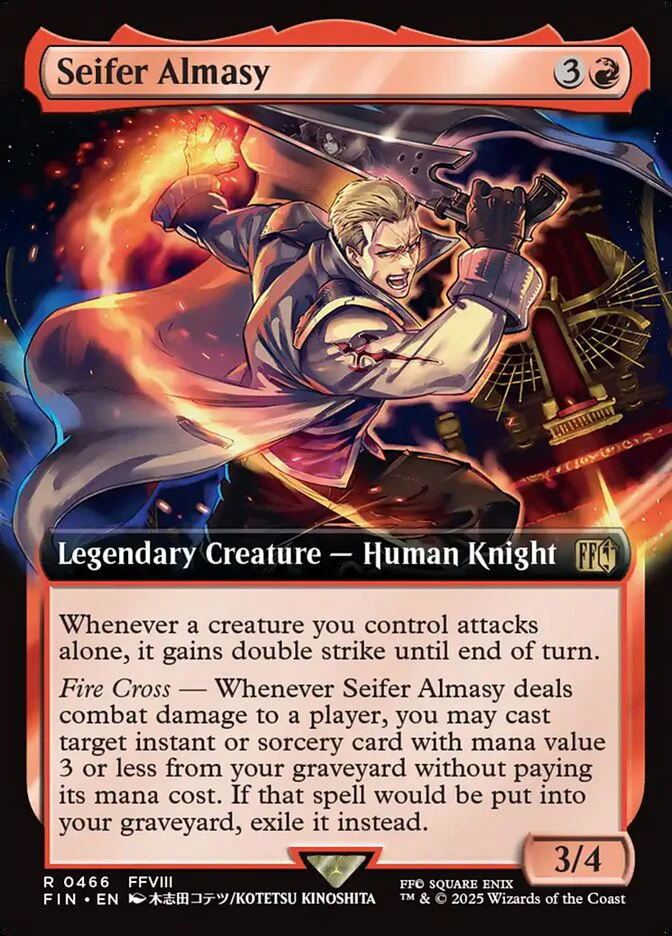 Seifer Almasy (466) - [Foil, Extended Art] Final Fantasy (FIN)