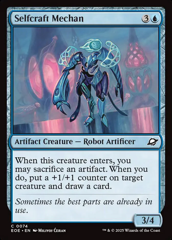 Selfcraft Mechan (74) - [Foil] Edge of Eternities (EOE)