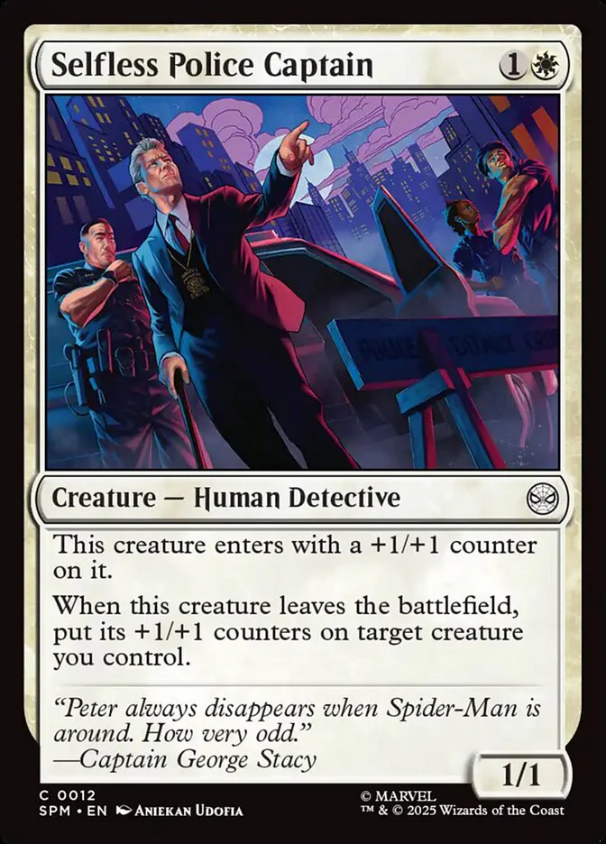 Selfless Police Captain (12) - [Foil] Marvel's Spider-Man (SPM)