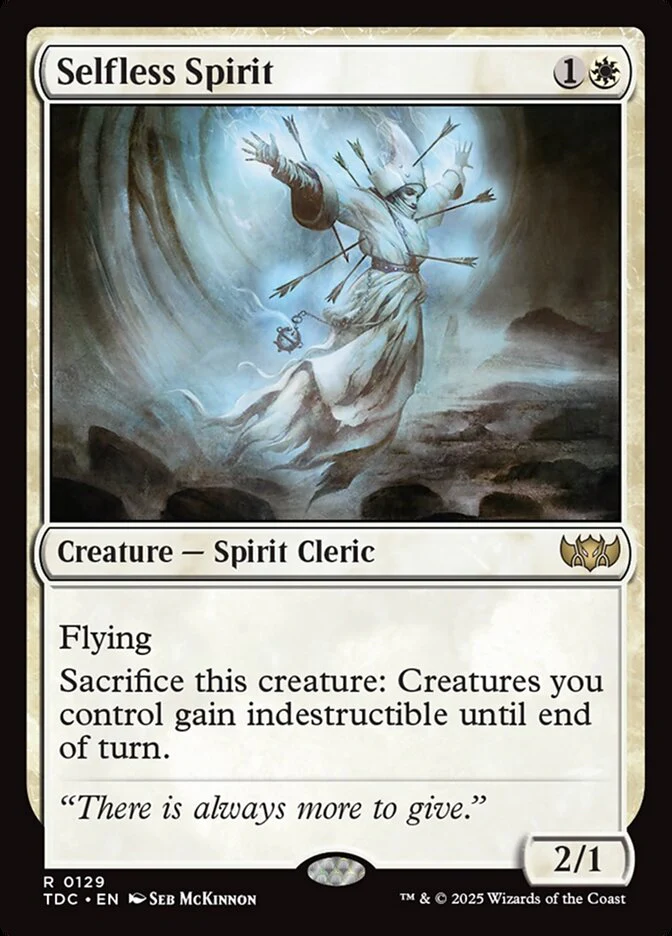 Selfless Spirit - Tarkir: Dragonstorm Commander (TDC)