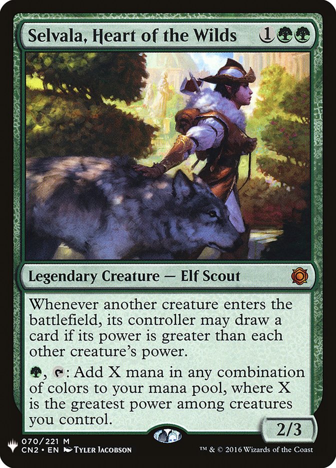 Selvala, Heart of the Wilds - The List (PLST)