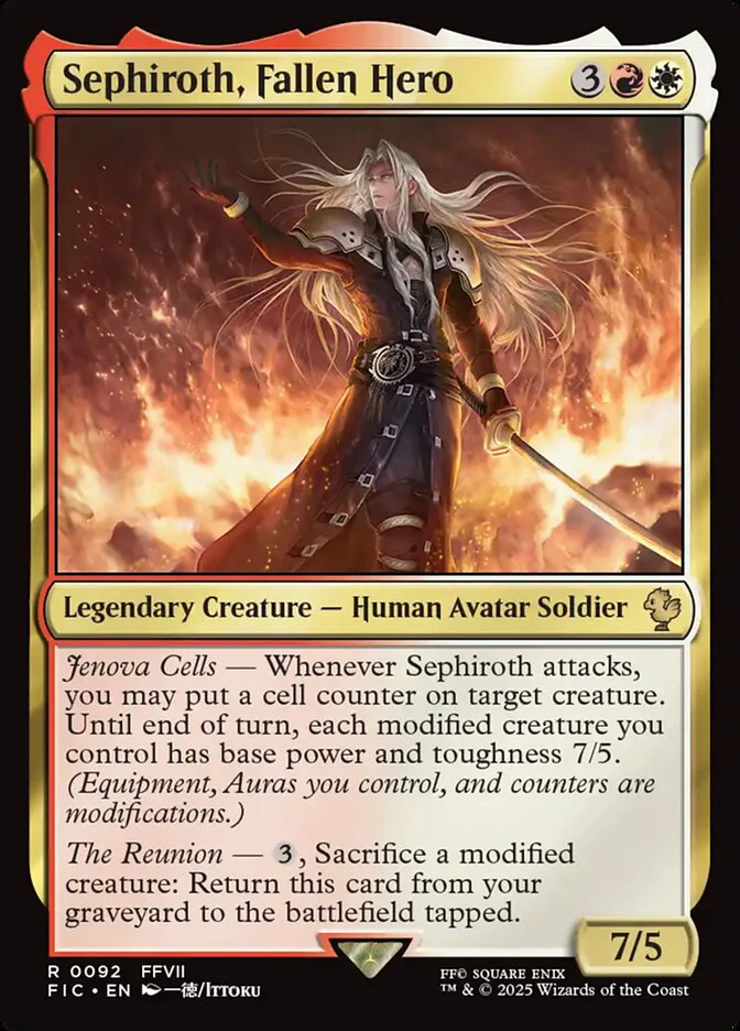 Sephiroth, Fallen Hero (92) - Final Fantasy Commander (FIC)