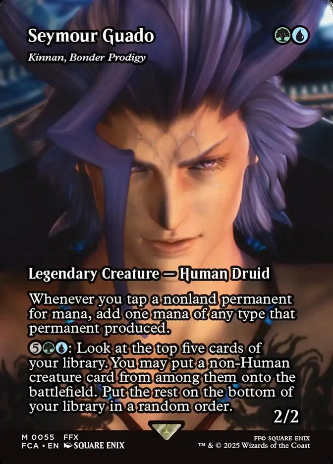 Seymour Guado - Kinnan, Bonder Prodigy (55) - [Borderless] Final Fantasy: Through the Ages (FCA)