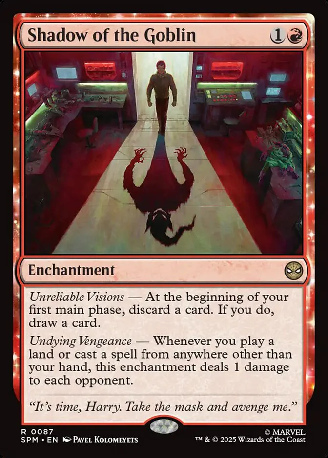 Shadow of the Goblin (87) - [Foil] Marvel's Spider-Man (SPM)