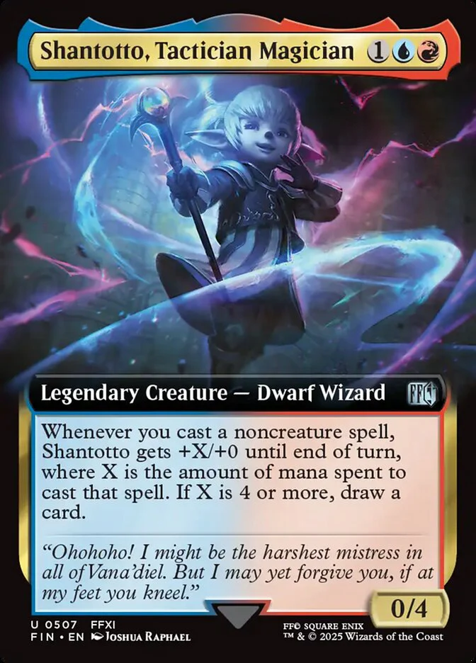 Shantotto, Tactician Magician (507) - [Foil, Extended Art] Final Fantasy (FIN)