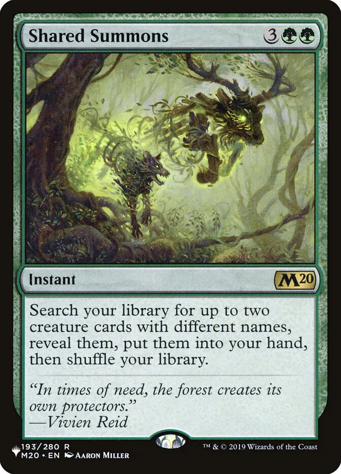 Shared Summons - The List (PLST)