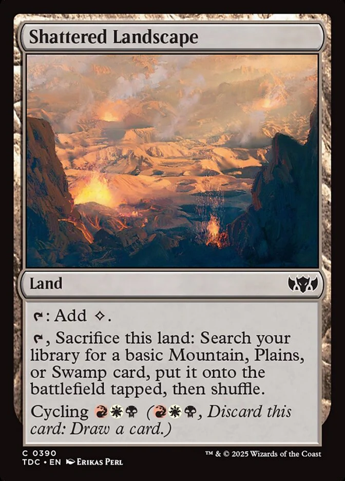 Shattered Landscape - Tarkir: Dragonstorm Commander (TDC)