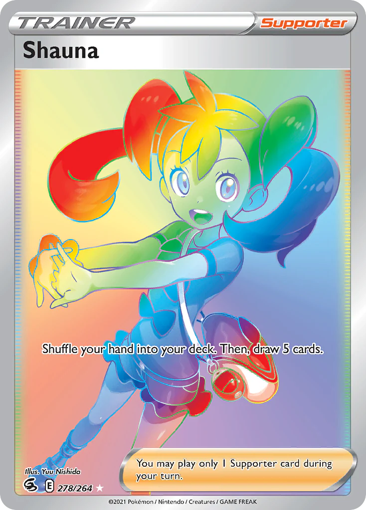 Shauna (278/264) - [Rainbow Holo] Fusion Strike (FST)