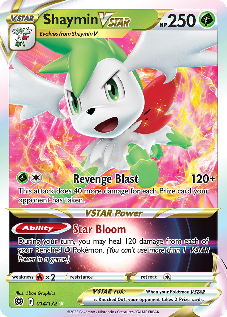 Shaymin VSTAR (14/172) - [Holo Foil] Brilliant Stars (BRS)