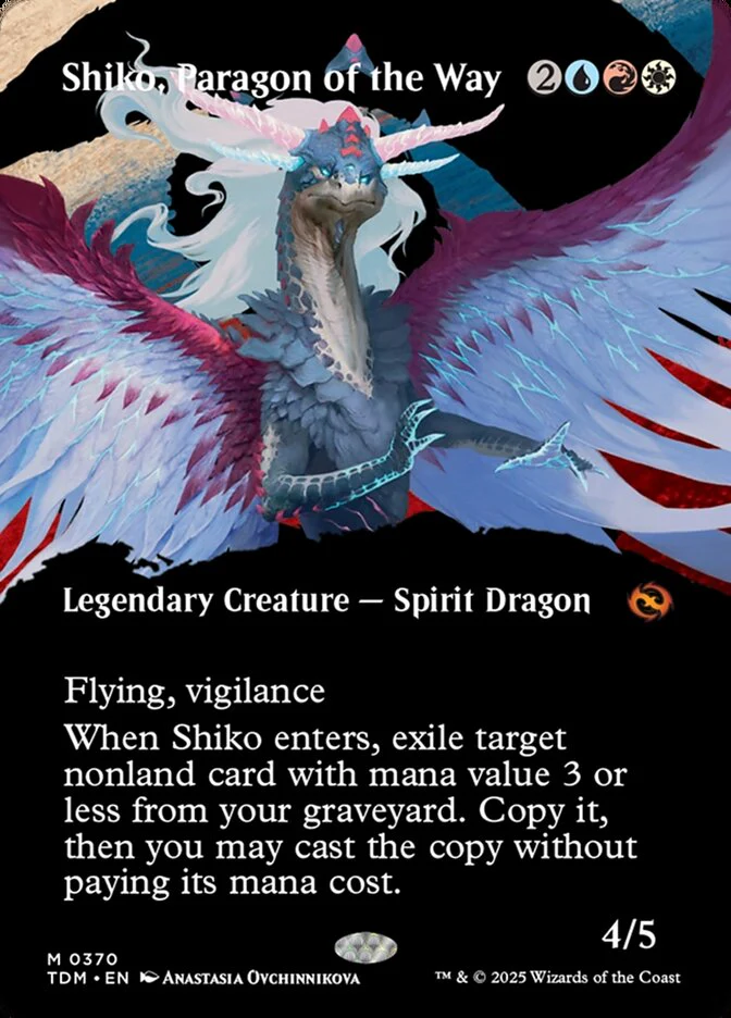 Shiko, Paragon of the Way (370) - [Showcase] Tarkir: Dragonstorm (TDM)