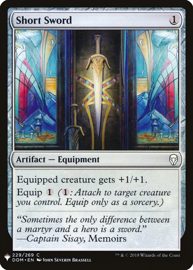 Short Sword - The List (PLST)