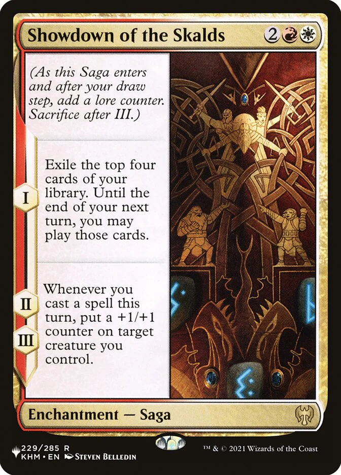 Showdown of the Skalds - The List (PLST)