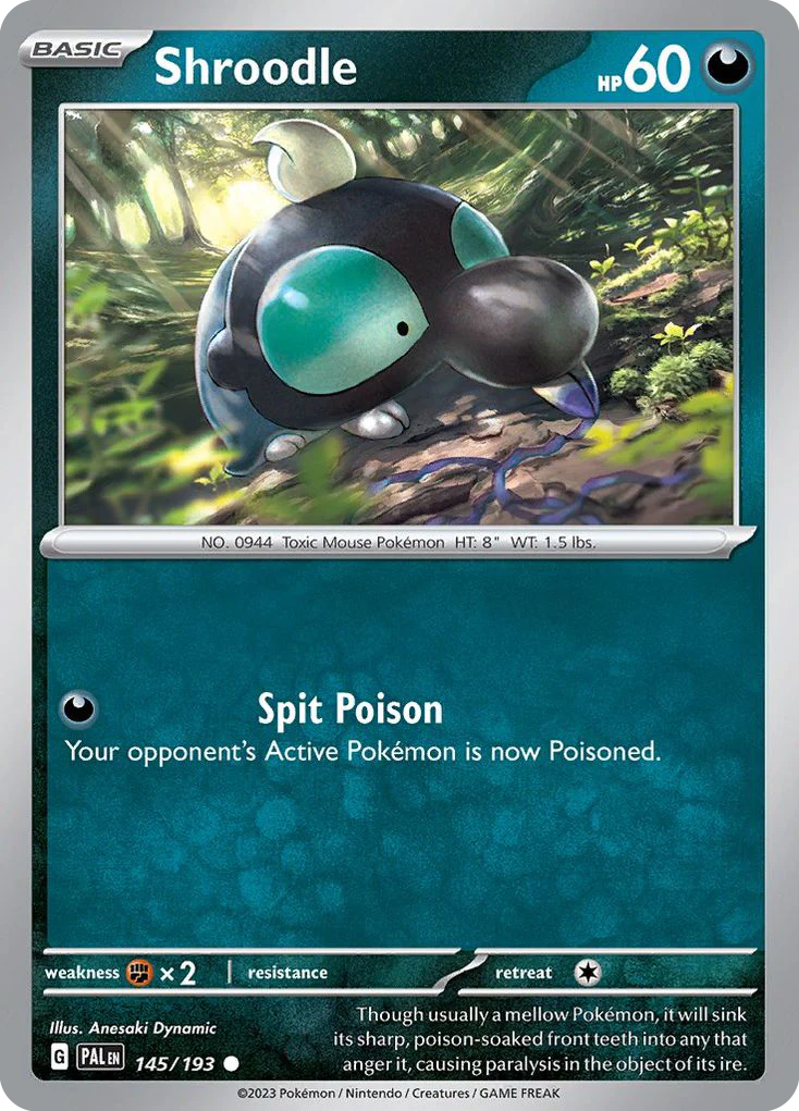 Shroodle (145/193) - [Reverse Holo] Paldea Evolved (PAL)