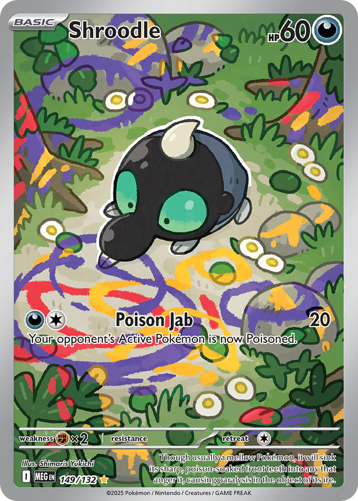 Shroodle (149/132) - [Illustration Rare] Mega Evolution (MEG)