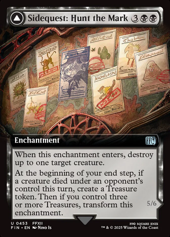 Sidequest: Hunt the Mark // Yiazmat, Ultimate Mark (453) - [Foil, Extended Art] Final Fantasy (FIN)