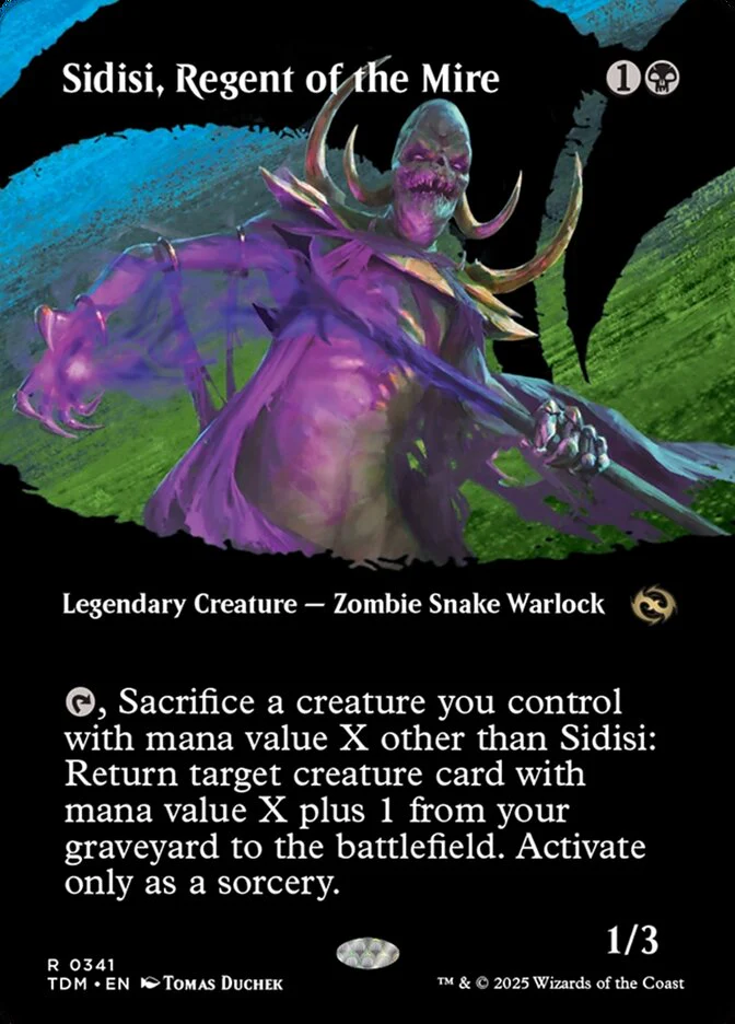 Sidisi, Regent of the Mire (341) - [Showcase] Tarkir: Dragonstorm (TDM)