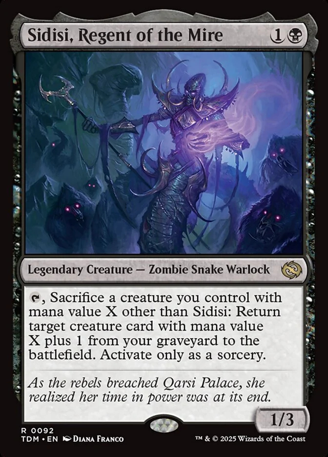 Sidisi, Regent of the Mire (92) - [Foil] Tarkir: Dragonstorm (TDM)