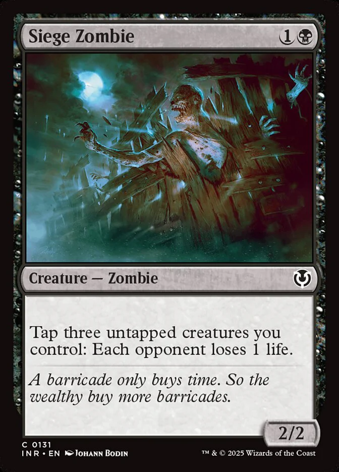 Siege Zombie - [Foil] Innistrad Remastered (INR)