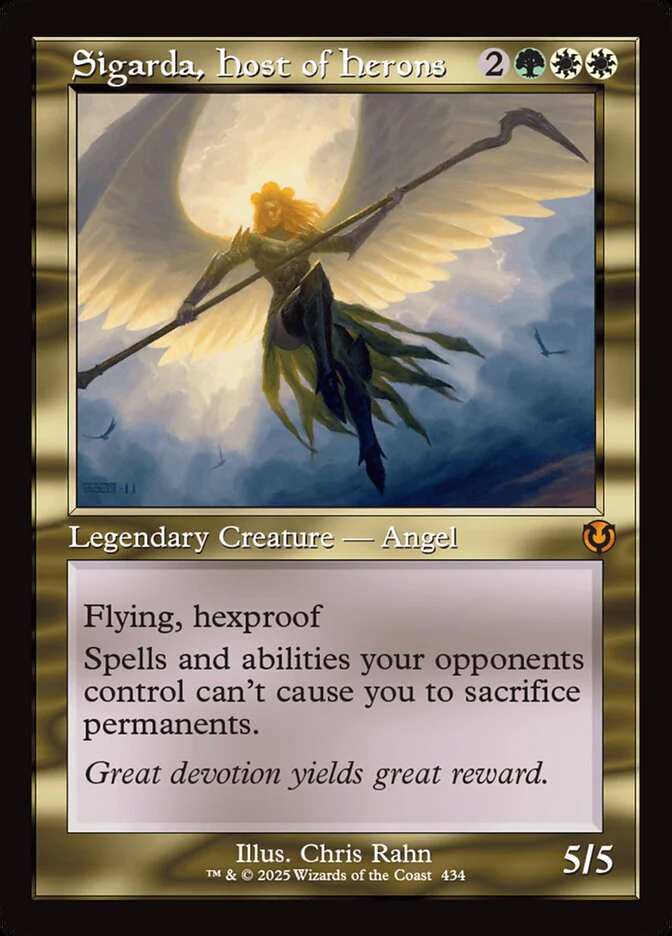 Sigarda, Host of Herons - [Foil, Retro Frame] Innistrad Remastered (INR)