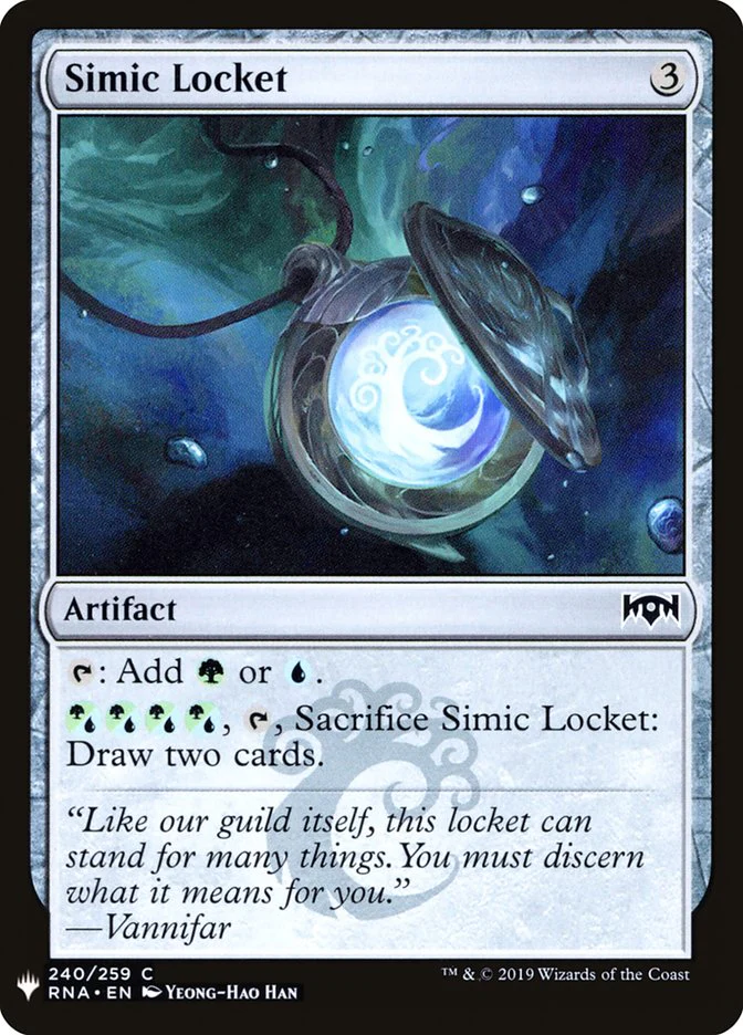 Simic Locket - The List (PLST)