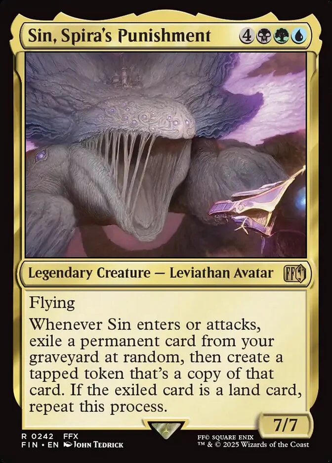 Sin, Spira's Punishment (242) - [Foil] Final Fantasy (FIN)