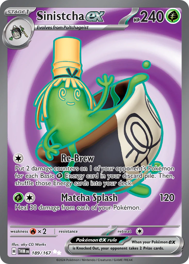 Sinistcha ex (189/167) - [Full Art] Twilight Masquerade (TWM)