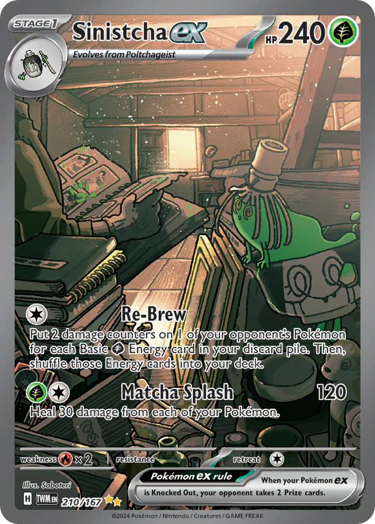 Sinistcha ex (210/167) - [Special Illustration Rare] Twilight Masquerade (TWM)