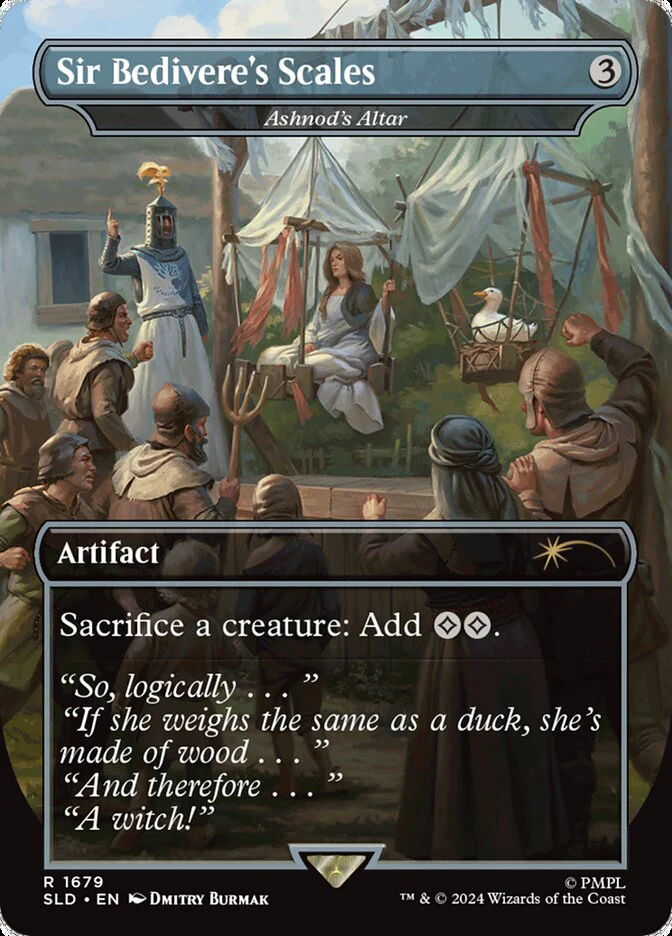 Sir Bedivere's Scales - Ashnod's Altar - [Borderless] Secret Lair Drop (SLD)