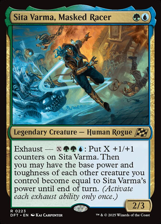 Sita Varma, Masked Racer - Aetherdrift (DFT)