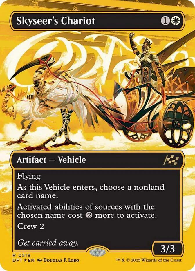Skyseer's Chariot - [First Place Foil, Borderless] Aetherdrift (DFT)