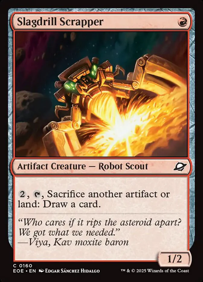 Slagdrill Scrapper (160) - [Foil] Edge of Eternities (EOE)