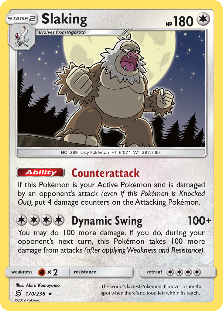 Slaking (170/236) - [Reverse Holo] Unified Minds (UNM)