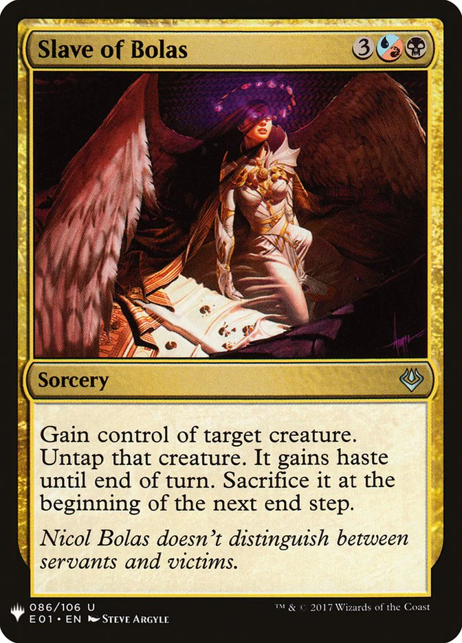 Slave of Bolas - The List (PLST)