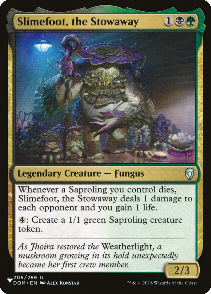 Slimefoot, the Stowaway - The List (PLST)