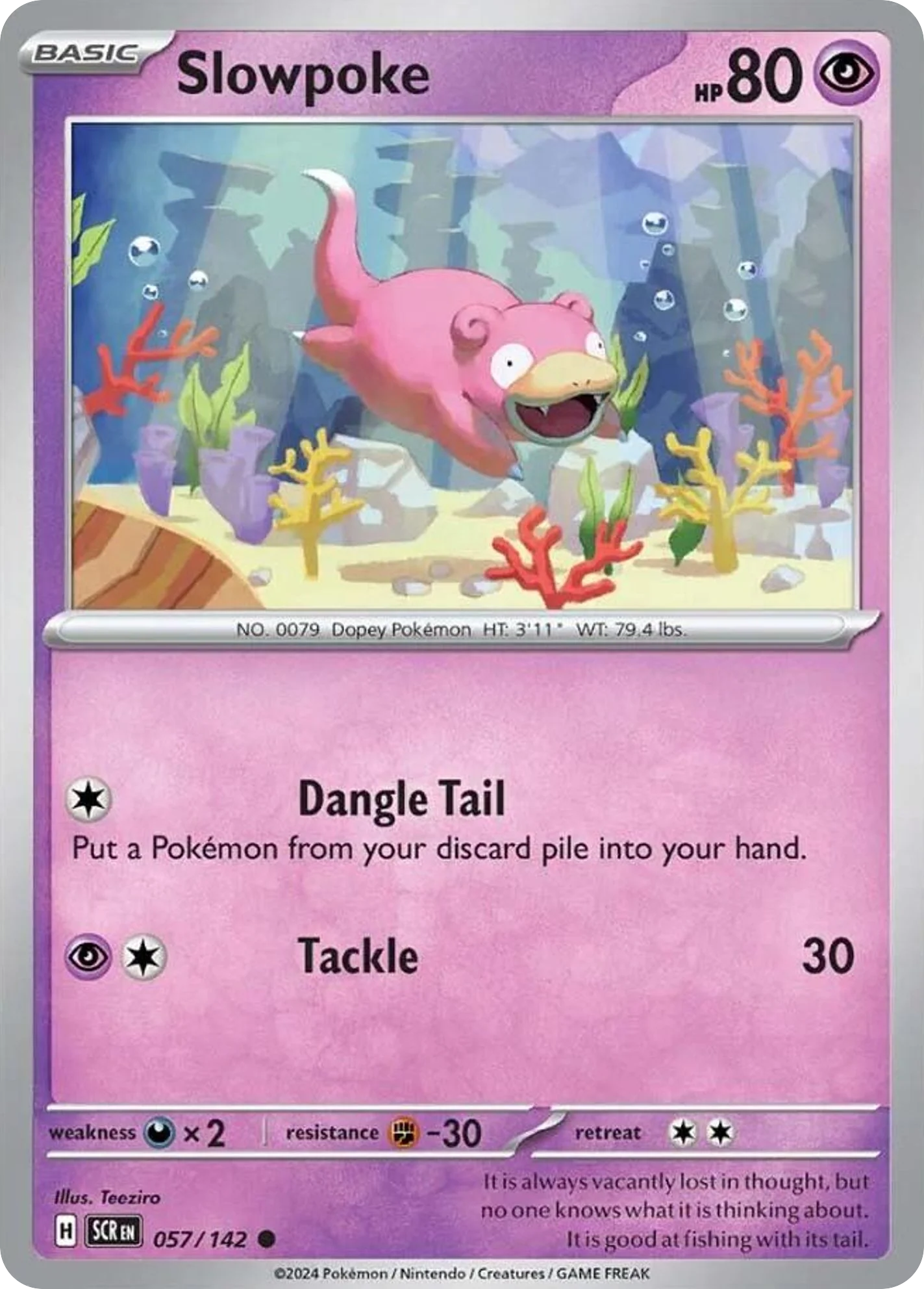 Slowpoke (57/142) - Stellar Crown (SCR)