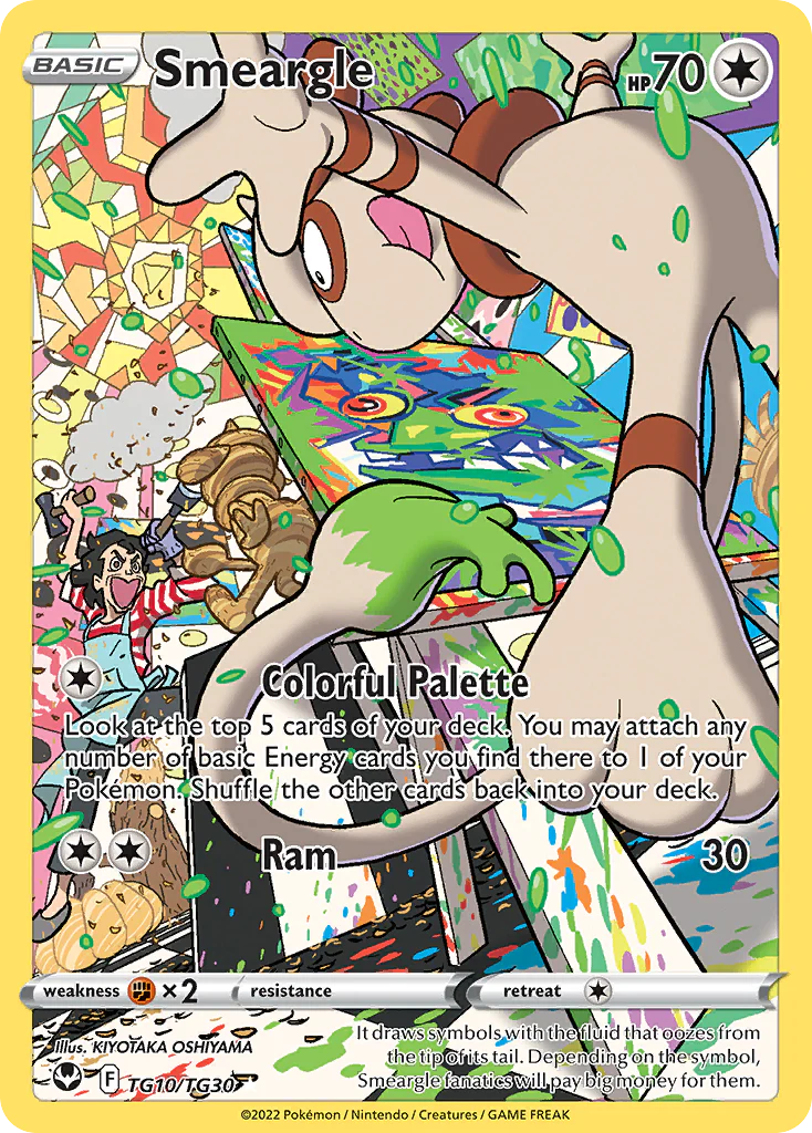 Smeargle (TG10/30) - [Gallery Holo] Silver Tempest Trainer Gallery (SITTG)