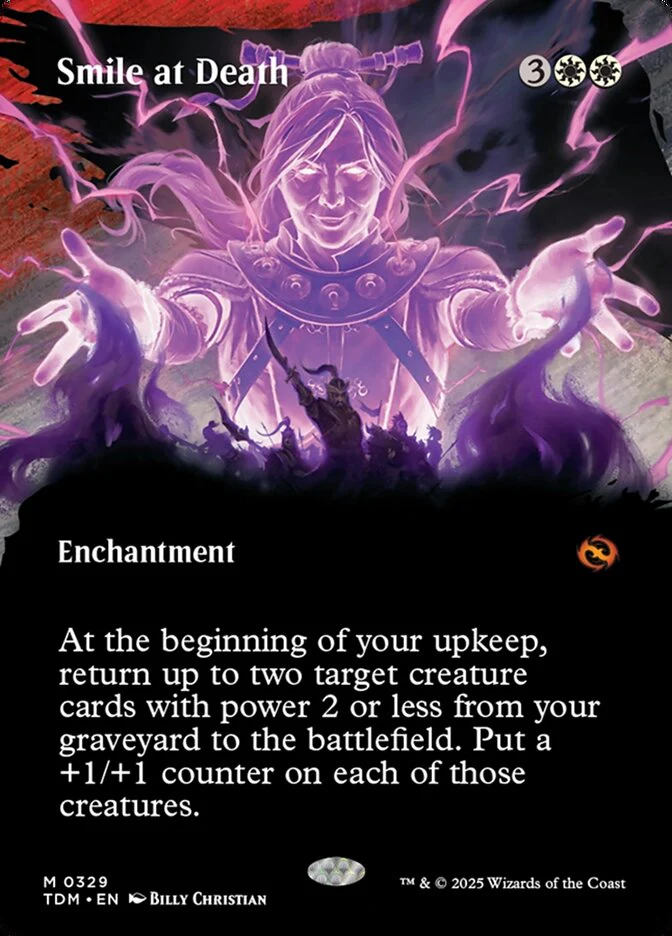 Smile at Death (329) - [Foil, Showcase] Tarkir: Dragonstorm (TDM)