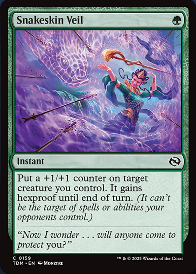 Snakeskin Veil (159) - [Foil] Tarkir: Dragonstorm (TDM)
